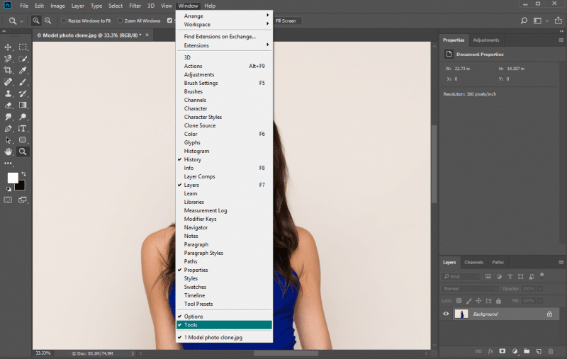 How to Get Toolbar Back in Photoshop