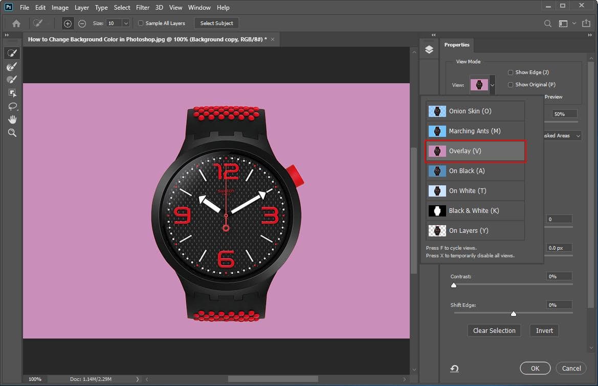 How to Change Background Color in CC (Step by Step)