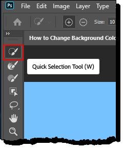 How to Change Background Color in Photoshop - Step - 3 - 2