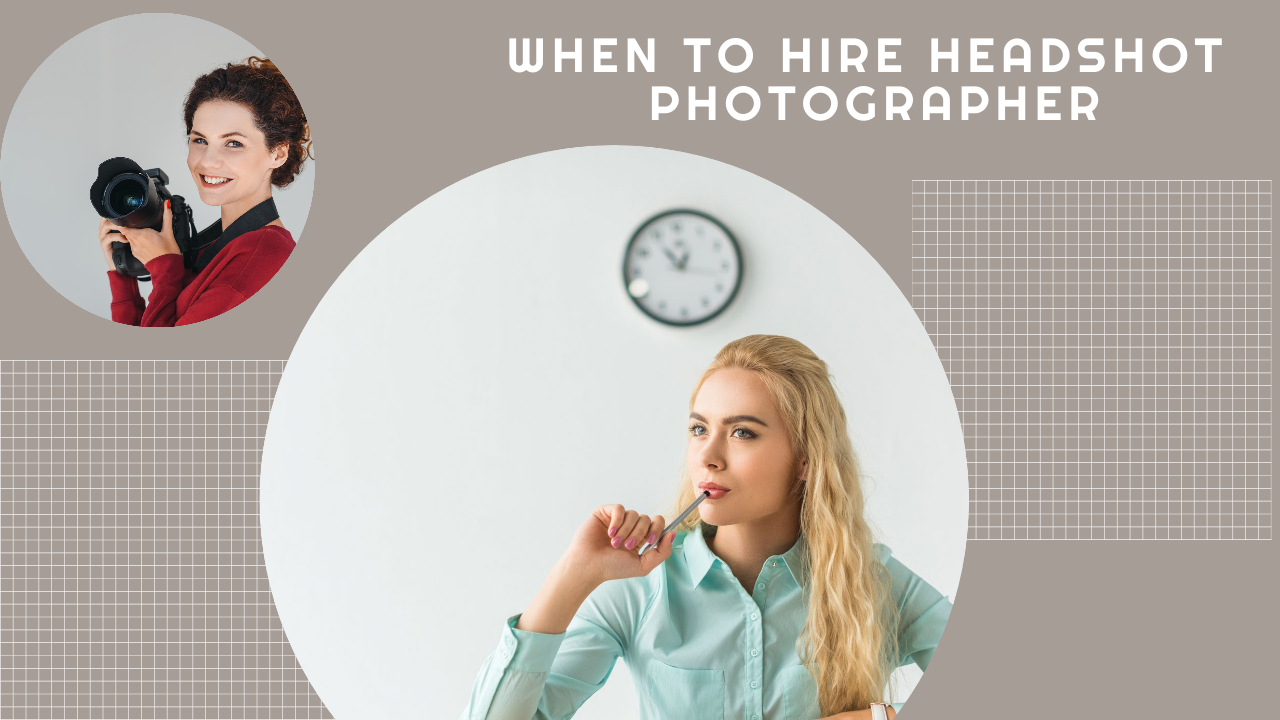 a women thinking on when to hire headshot photographer